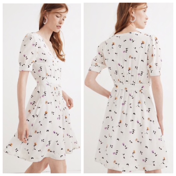 madewell daylily pintuck dress